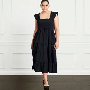 The Ellie Nap Dress - Black Poplin - S